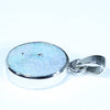 Australian Boulder Opal Silver Pendant with Silver Chain (12mm x 9mm) Code - FF265