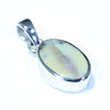 Australian Boulder Opal Silver Pendant with Silver Chain (11mm x 7mm) Code - FF260