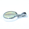 Australian Boulder Opal Silver Pendant with Silver Chain (11mm x 7mm) Code - FF260