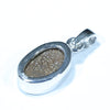 Australian Boulder Opal Silver Pendant with Silver Chain (11mm x 7mm) Code - FF260