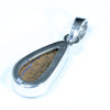 Australian Boulder Opal Silver Pendant with Silver Chain (14mm x 7mm) Code - FF268
