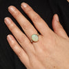 Mintabie Crystal Opal Gold Ring  - Size 7.5 Code - EM185