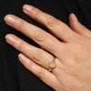 Natural Solid Australian Boulder Opal and Diamond Gold Ring - Size 7 US Code - EM230