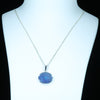 Lightning Ridge Dark Opal 14k White Gold Pendant (14mm x 18mm) Code - AA133