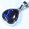 14k White Gold - Solid Queensland Boulder Opal