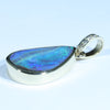 Natural Australian Boulder Opal and Diamond Gold Pendant (14mm x 10mm) Code - AA130