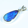 Natural Australian Boulder and Diamond Opal Gold Pendant (15mm x 7.5mm) Code - AA128