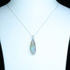 Wasy Wear White Gold Opal Pendant Design