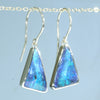 Easy Wear Gold Opal Drop Earring Design