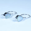 Australian Boulder Opal Silver Earring (9.5 mm x 6mm) Code - SS572