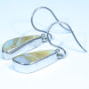 Australian Boulder Opal Silver Earring (18 mm x 7mm) Code - SS581