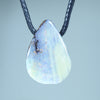 Natural Australian Boulder Opal Side Drill Pendant