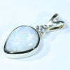 10k Gold - Solid Coober Pedy White Opal - Natural Diamond