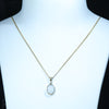 Easy Wear Gold Opal Small Pendant Design