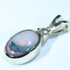10k Gold - Solid Lighting Ridge Dark Opal - Natural Diamond