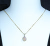 Easy Wear Gold Opal Small Pendant Design 