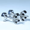 Australian Solid Opal Silver Earrings (4mm x 3mm) Code - SS597