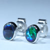 Solid Natural Australian Black Opal - gorgeous Natural Opal Colour and Pattern
