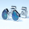 Sterling Silver - Solid Lighting Ridge Black Opal