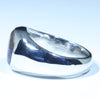 Natural Boulder Opal Matrix Mens Silver Ring -Size 11.25 Code - MM03