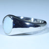 Sterling Silver - Solid Coober Pedy White Opal