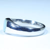 Natural Boulder Opal Mens Silver Ring - Size 9.75 Code MM09