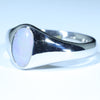Sterling Silver - Solid Australian Coober Pedy Crystal Opal