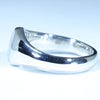 Coober Pedy Crystal Opal Mens Silver Ring - Size 12 Code - MM20