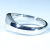 Natural Boulder Opal Mens Silver Ring - Size 11.25 Code MM18