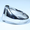 Natural Boulder Opal Mens Silver Ring - Size 12.5 Code - MM14