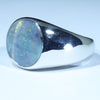 Natural Boulder Opal Mens Silver Ring -Size 12.25 Code - MM05
