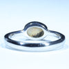 Natural Australian Boulder Opal Silver Ring - Size 8.25 Code CC178