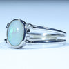 Sterling Silver - Solid Coober Pedy Dark Opal