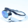 Natural  Australian Boulder Opal Silver Ring - Size 6 Code CC168