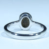 Natural Australian Boulder Opal Silver Ring - Size 5 Code CC185