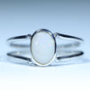 Easy Wear Silver Opal Ring Design 