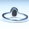 Australian Solid Boulder Opal Silver Ring - Size 7.5 Code CC187