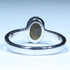 Australian Solid Boulder Opal Silver Ring - Size 6.25 Code CC180