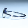 Australian Solid Boulder Opal Silver Ring - Size 5.5 Code FF340