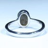 Australian Solid Boulder Opal Silver Ring - Size 5.5 Code FF340