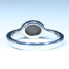 Australian Solid Boulder Opal Silver Ring - Size 8 Code FF350