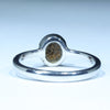 Australian Solid Boulder Opal Silver Ring - Size 6.5 Code FF333