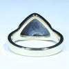 Natural Solid Australian Black Opal Gold Ring - Size 7 US Code - EM235