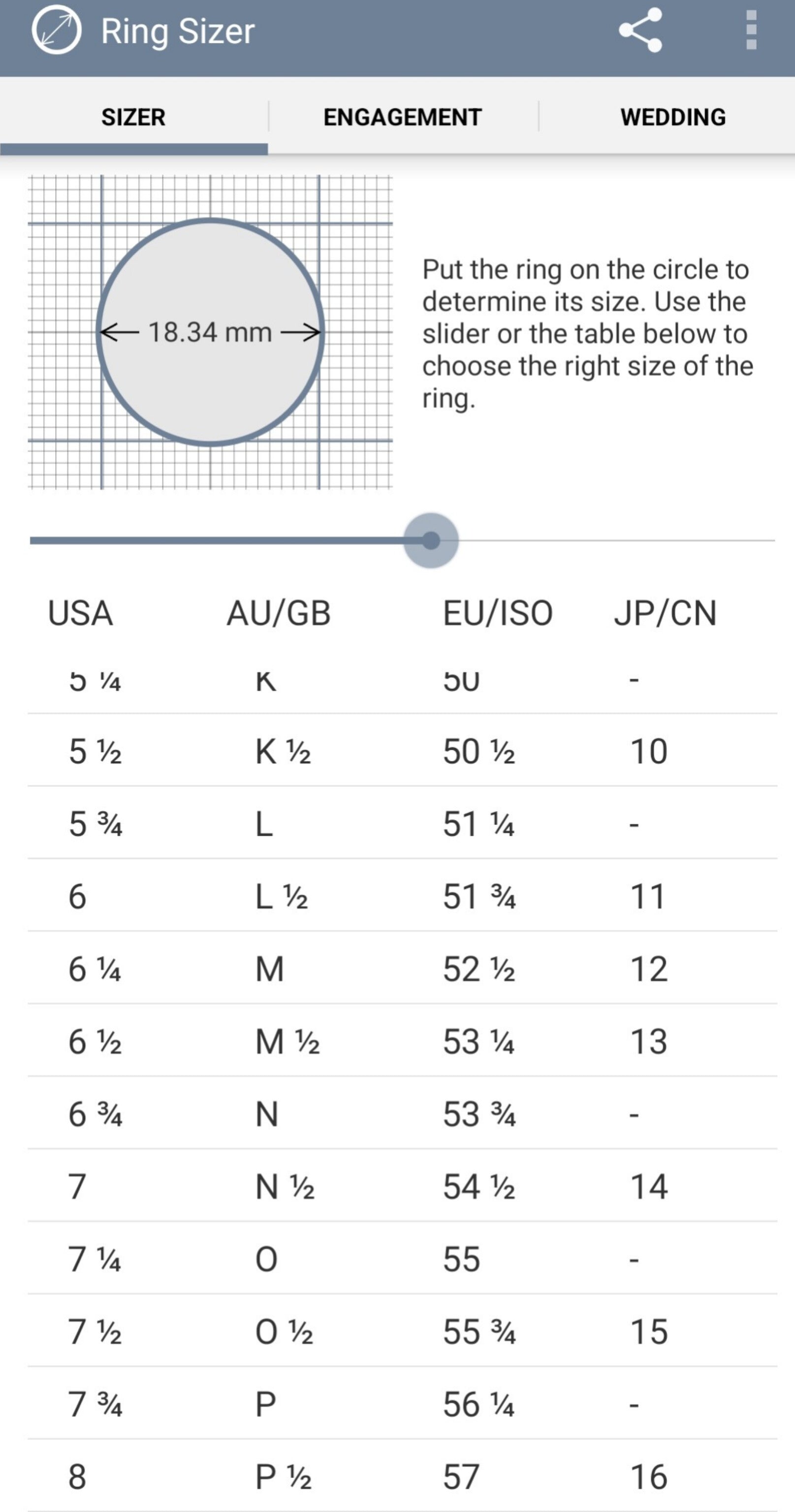 Printable Michael Hill How To Measure Ring Size Manually Ring Size