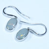 Sterling Silver - Solid Australian Lightning Ridge Dark Opal