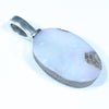 Australian Boulder Opal Silver Pendant with Silver Chain (16mm x 11mm) Code - FF359