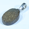 Australian Boulder Opal Silver Pendant with Silver Chain (14mm x 9mm) Code - FF419