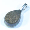 Australian Boulder Opal Silver Pendant with Silver Chain (13mm x 10mm) Code - FF404