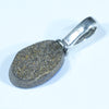 Australian Boulder Opal Silver Pendant with Silver Chain (10mm x 7mm) Code - FF390