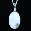 Natural Australian Boulder Opal Silver Pendant